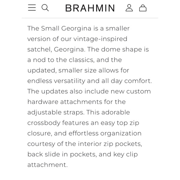 NWT! Small Georgina - Ultraviolet Ombre Melbourne Crossbody - Picture 16 of 16